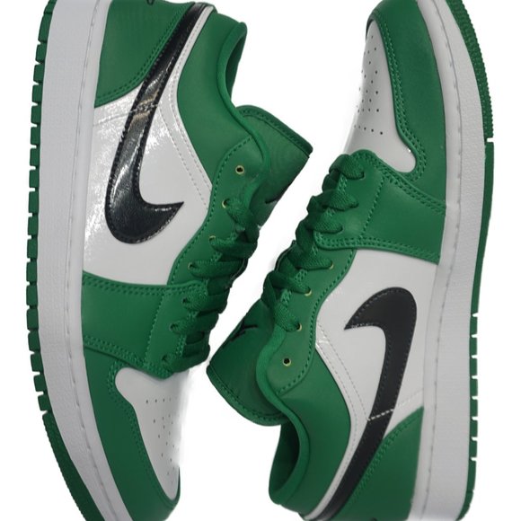553558-301 Jordan 1 Low (Pine Green / White) - Picture 6 of 7